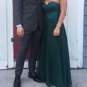 Emerald green Prom dress
